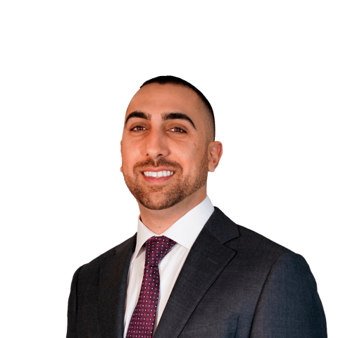 Headshot of Evan Ghaffari, a Los Angeles-based personal injury lawyer at Morgan & Morgan